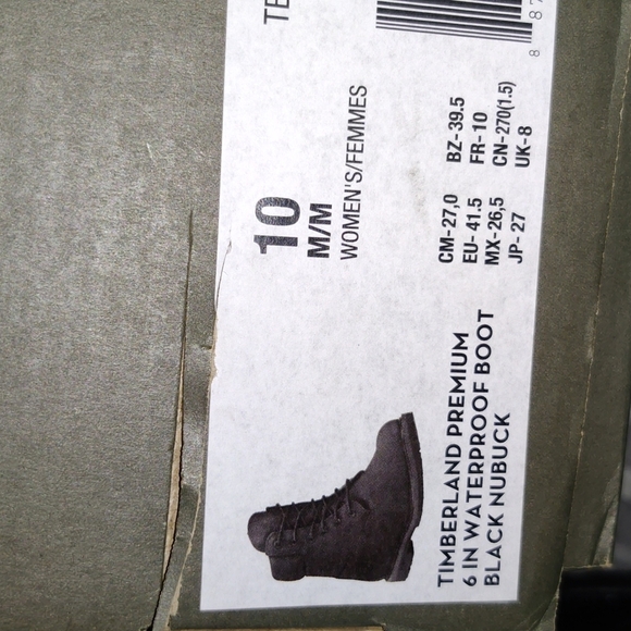 Timberland Premium 6 IN WATERPROOF BLACK NUBUCK - Picture 9 of 9